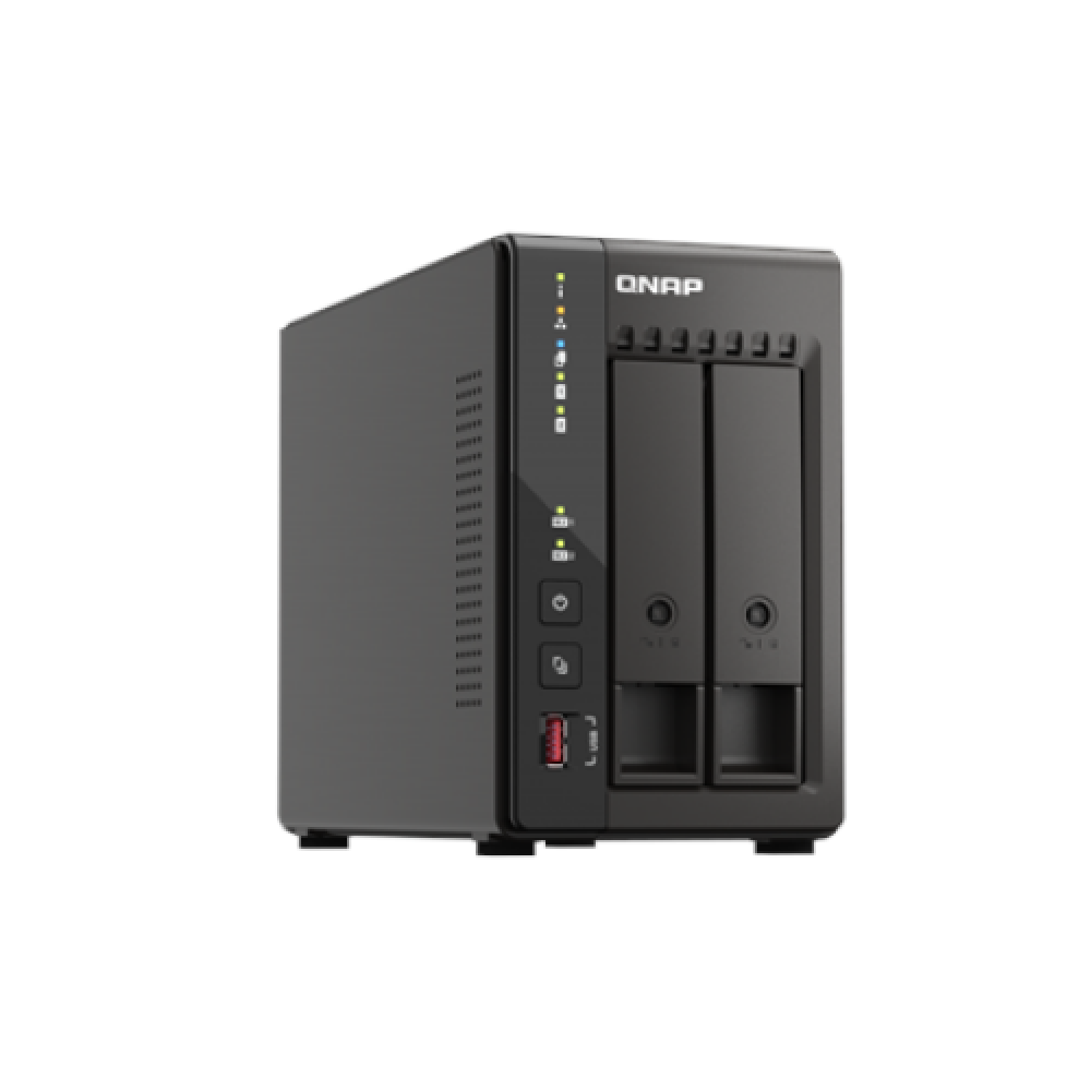 QNAP , 2-Bay desktop NAS , TS-253E-8G , Intel Celeron , J6412 4-core , Processor frequency 2.6 GHz , 8 GB