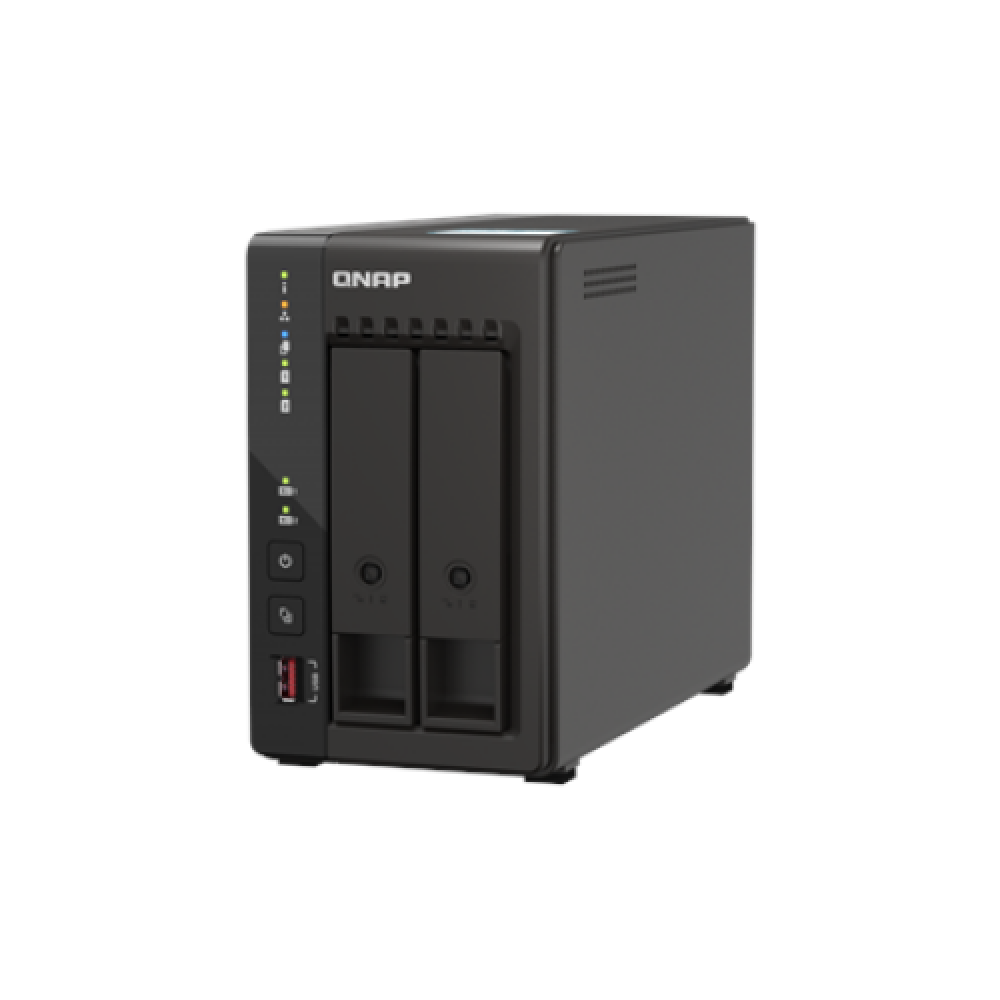 QNAP , 2-Bay desktop NAS , TS-253E-8G , Intel Celeron , J6412 4-core , Processor frequency 2.6 GHz , 8 GB