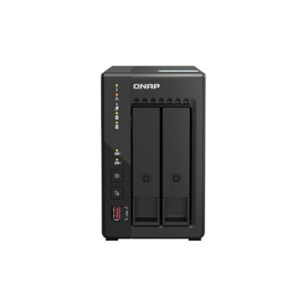 QNAP , 2-Bay desktop NAS , TS-253E-8G , Intel Celeron , J6412 4-core , Processor frequency 2.6 GHz , 8 GB
