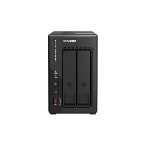 QNAP , 2-Bay desktop NAS , TS-253E-8G , Intel Celeron , J6412 4-core , Processor frequency 2.6 GHz , 8 GB