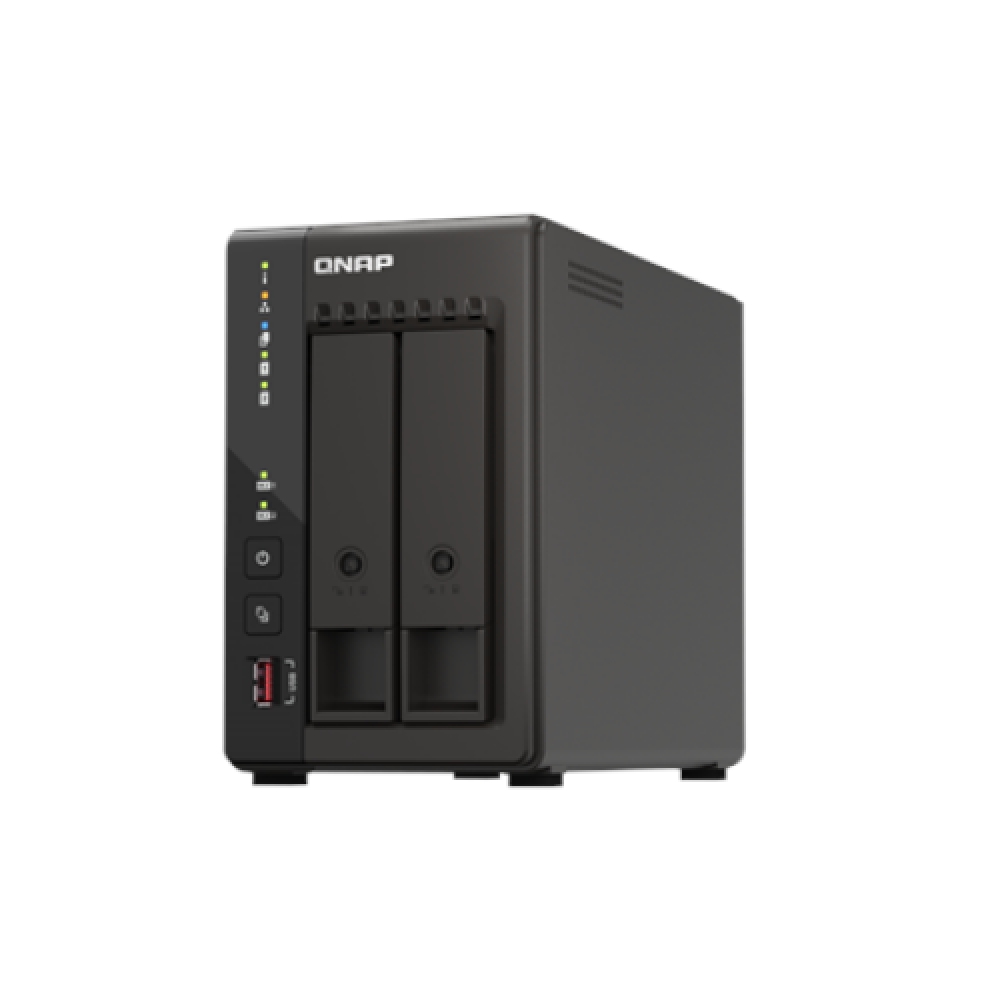 QNAP , 2-Bay desktop NAS , TS-253E-8G , Intel Celeron , J6412 4-core , Processor frequency 2.6 GHz , 8 GB