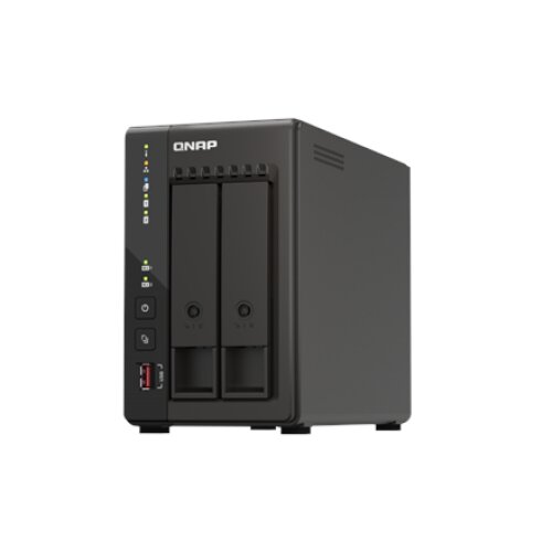 QNAP , 2-Bay desktop NAS , TS-253E-8G , Intel Celeron , J6412 4-core , Processor frequency 2.6 GHz , 8 GB