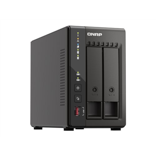 QNAP , 2-Bay desktop NAS , TS-253E-8G , Intel Celeron , J6412 4-core , Processor frequency 2.6 GHz , 8 GB