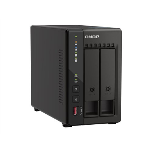 QNAP , 2-Bay desktop NAS , TS-253E-8G , Intel Celeron , J6412 4-core , Processor frequency 2.6 GHz , 8 GB