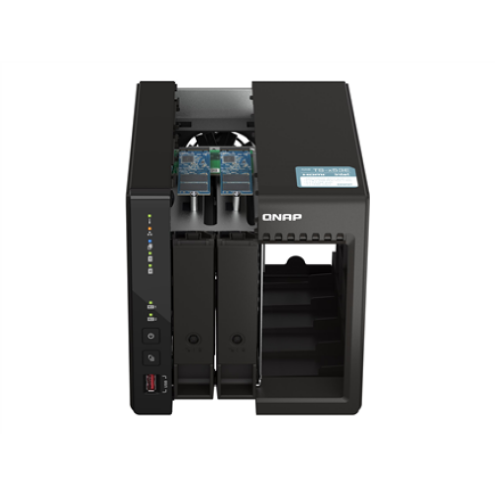QNAP , 2-Bay desktop NAS , TS-253E-8G , Intel Celeron , J6412 4-core , Processor frequency 2.6 GHz , 8 GB
