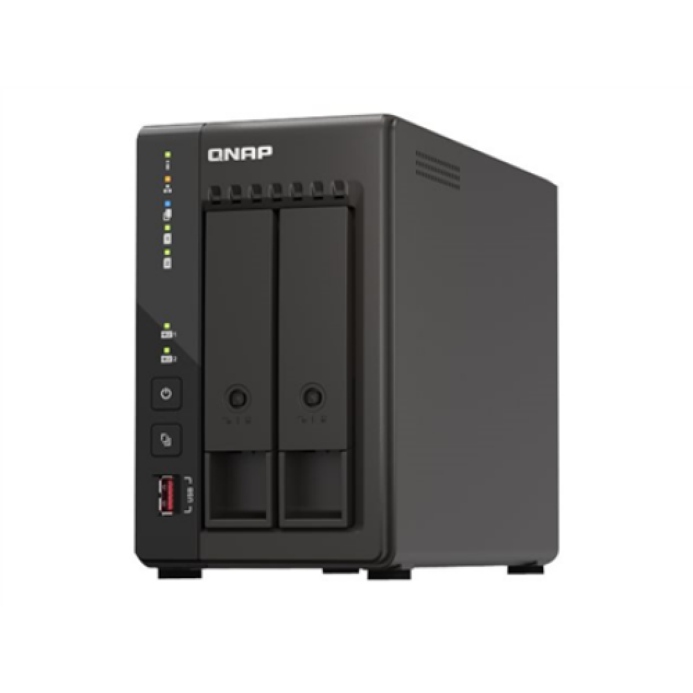 QNAP , 2-Bay desktop NAS , TS-253E-8G , Intel Celeron , J6412 4-core , Processor frequency 2.6 GHz , 8 GB