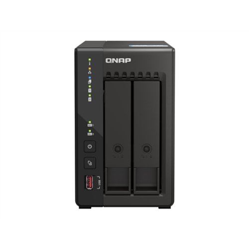 QNAP , 2-Bay desktop NAS , TS-253E-8G , Intel Celeron , J6412 4-core , Processor frequency 2.6 GHz , 8 GB