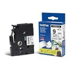 Brother , TZe-FX221 Flexible ID Laminated Tape , Black on White , TZe , 8 m , 0.9 cm