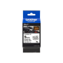 Brother , TZe-FX221 Flexible ID Laminated Tape , Black on White , TZe , 8 m , 0.9 cm