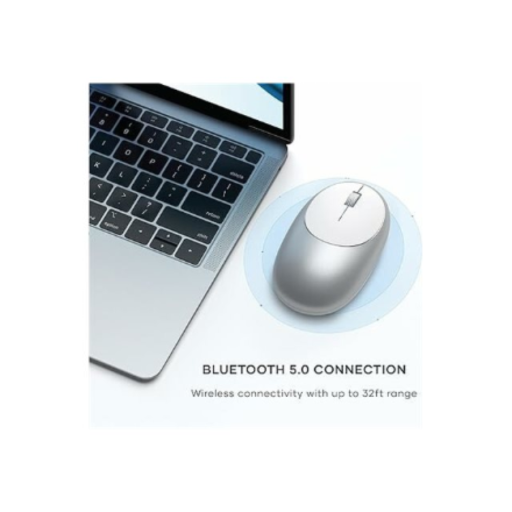 Satechi , Mouse , M1 , Wireless , Bluetooth , Silver