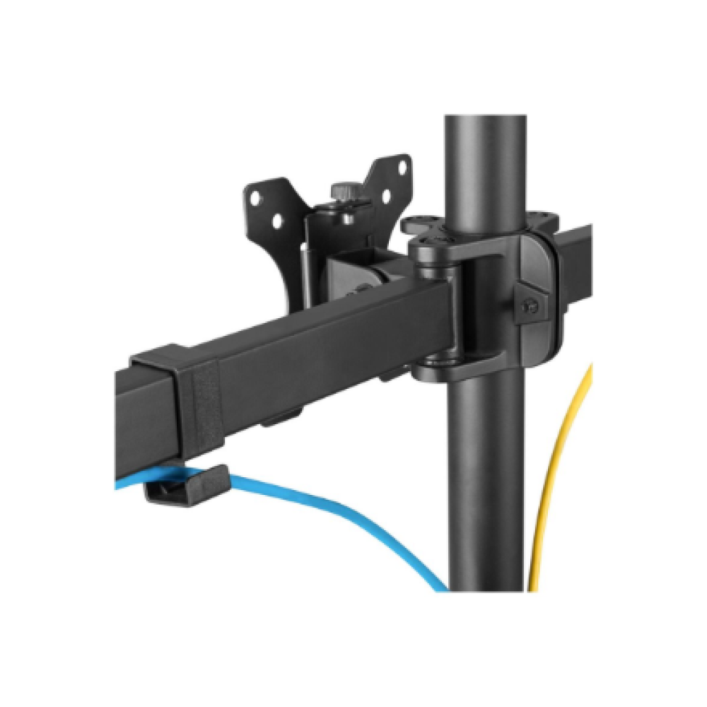 Neomounts Desk Mount , FPMA-D550D3BLACK Monitor Arm , Adjustable Height, Rotate, Tilt, Swivel , 10-27 , Maximum weight (capacity) 6 kg , Black