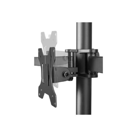 Neomounts Desk Mount , FPMA-D550D3BLACK Monitor Arm , Adjustable Height, Rotate, Tilt, Swivel , 10-27 , Maximum weight (capacity) 6 kg , Black