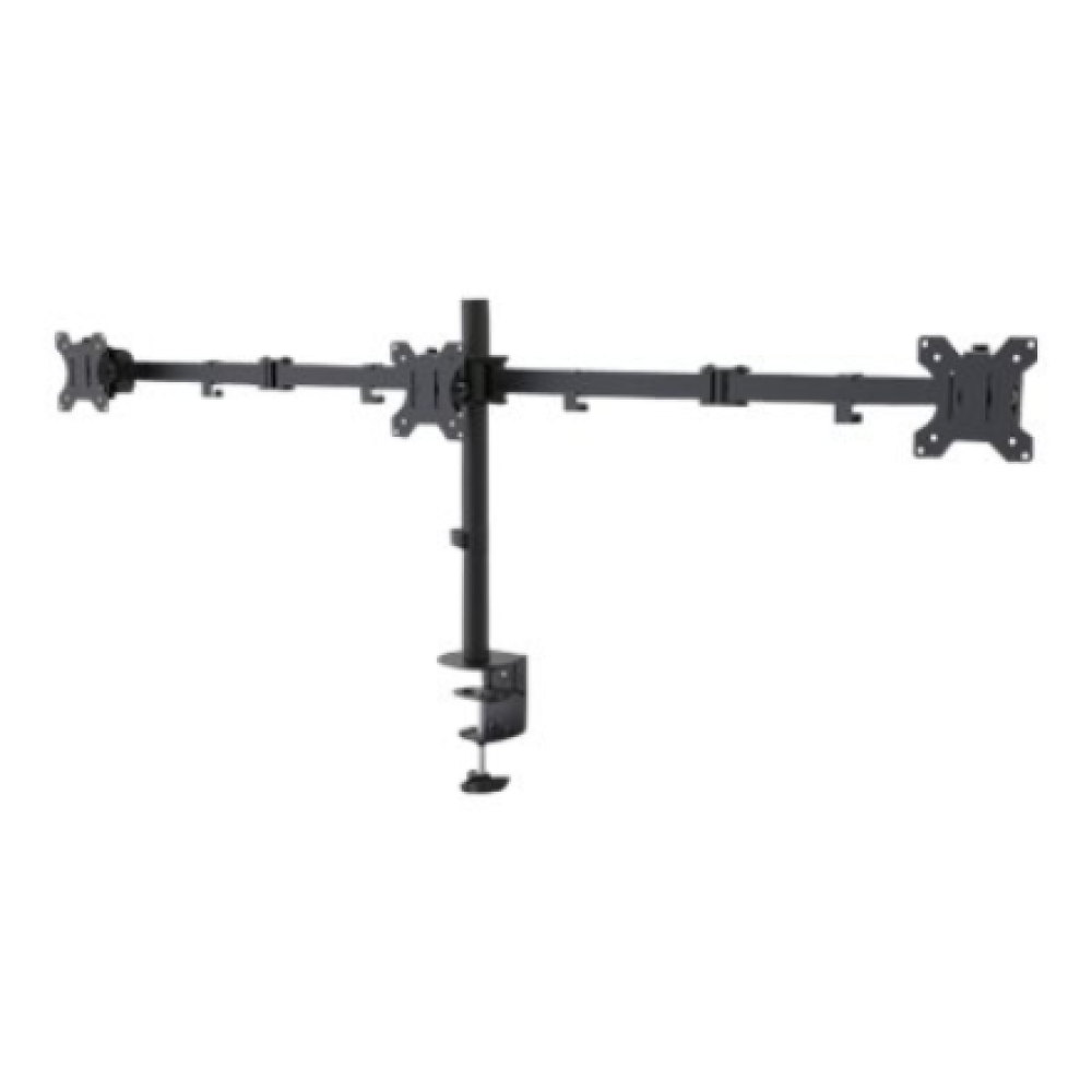 Neomounts Desk Mount , FPMA-D550D3BLACK Monitor Arm , Adjustable Height, Rotate, Tilt, Swivel , 10-27 , Maximum weight (capacity) 6 kg , Black