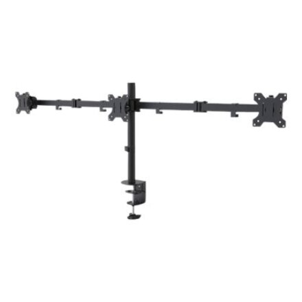 Neomounts Desk Mount , FPMA-D550D3BLACK Monitor Arm , Adjustable Height, Rotate, Tilt, Swivel , 10-27 , Maximum weight (capacity) 6 kg , Black