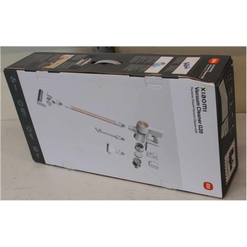 SALE OUT. Xiaomi Vacuum Cleaner G20 EU , Xiaomi Vacuum Cleaner , G20 EU , Cordless operating , 460 W , 25.2 V , Operating time (max) 25 min , White , Warranty 24 month(s) , DAMAGED PACKAGING