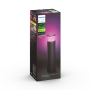 Philips Hue WCA Calla Outdoor Large Bollard, Black , 8 W , 2000-6500 Hue White Colour Ambiance