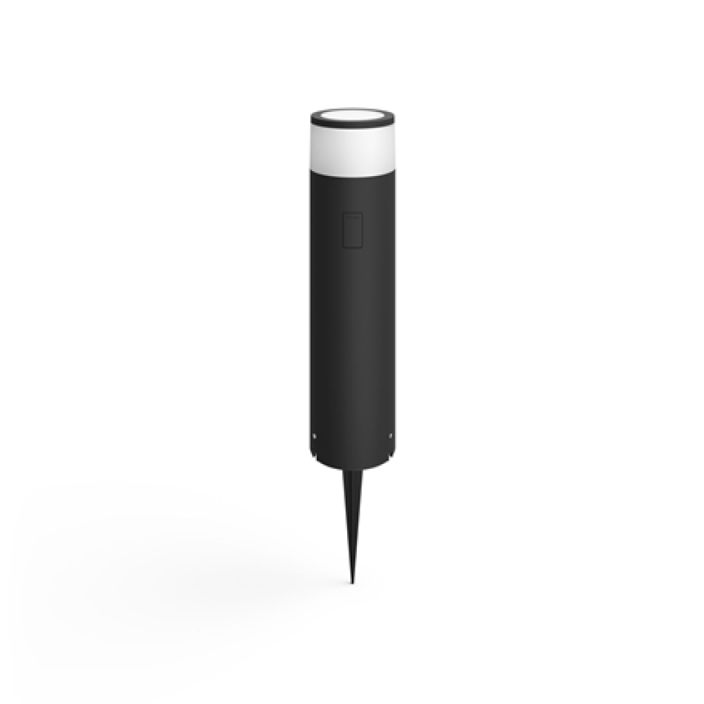 Philips Hue WCA Calla Outdoor Large Bollard, Black , 8 W , 2000-6500 Hue White Colour Ambiance