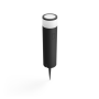 Philips Hue WCA Calla Outdoor Large Bollard, Black , 8 W , 2000-6500 Hue White Colour Ambiance
