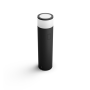 Philips Hue WCA Calla Outdoor Large Bollard, Black , 8 W , 2000-6500 Hue White Colour Ambiance