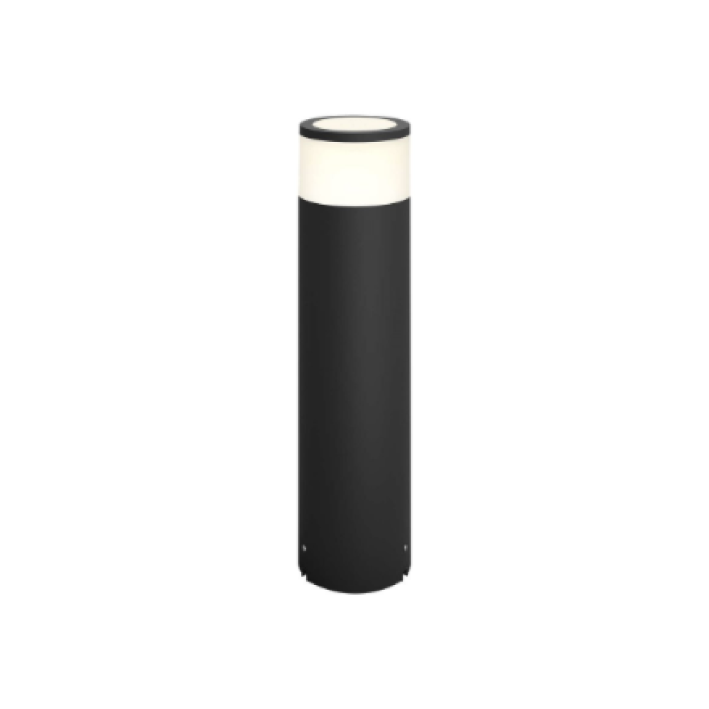 Philips Hue WCA Calla Outdoor Large Bollard, Black , 8 W , 2000-6500 Hue White Colour Ambiance
