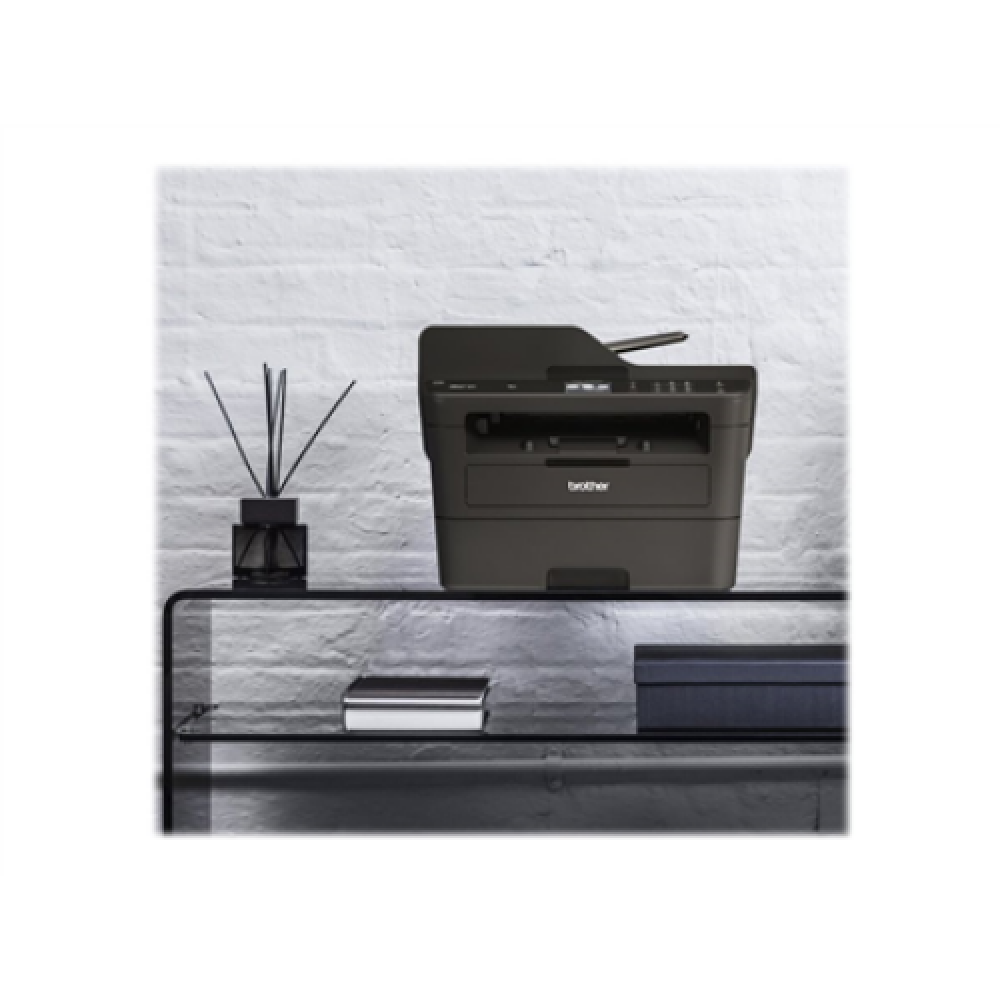 Brother Mono Laser Multifunction Printer with Fax A4 Wi-Fi Black