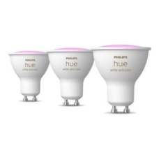 Philips Hue Smart Spotlight, 3pcs pack , GU10 , 4.2 W , White and colour light