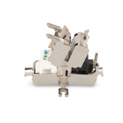 DN-93909 , Field Termination Coupler CAT 6A, 500 MHz for AWG 22-26, fully shielded, keyst. design, 26x35x80