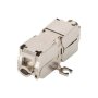 DN-93909 , Field Termination Coupler CAT 6A, 500 MHz for AWG 22-26, fully shielded, keyst. design, 26x35x80