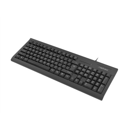 Natec , Moray , Keyboard with Smart ID card reader , Wired , US , Black