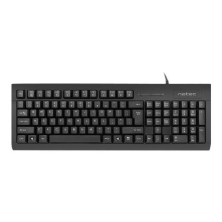 Natec , Moray , Keyboard with Smart ID card reader , Wired , US , Black