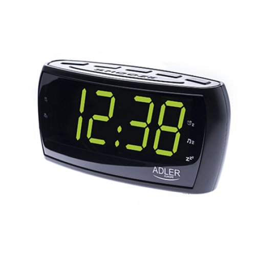 Adler , Alarmclock Radio , AD 1121 , Alarm function , Black