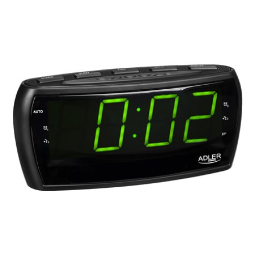 Adler , Alarmclock Radio , AD 1121 , Alarm function , Black