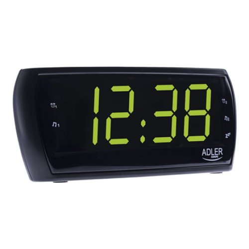 Adler , Alarmclock Radio , AD 1121 , Alarm function , Black