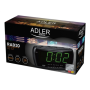 Adler Alarmclock Radio AD 1121 Black Alarm function