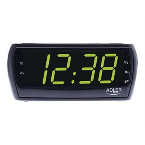 Adler , Alarmclock Radio , AD 1121 , Alarm function , Black