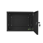 Lanberg , Rack cabinet 19 wall-mount 4U+3U/540x200 low-profile , WAF1-5203-04-00B , Black