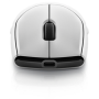 Dell , Mouse , Alienware Tri-Mode AW720M , 2.4GHz Wireless Gaming Mouse , Wireless , Wireless - 2.4 GHz, Bluetooth 5.1. USB-C , Lunar light