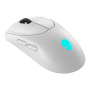 Dell , Mouse , Alienware Tri-Mode AW720M , 2.4GHz Wireless Gaming Mouse , Wireless , Wireless - 2.4 GHz, Bluetooth 5.1. USB-C , Lunar light