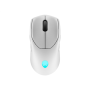 Dell , Mouse , Alienware Tri-Mode AW720M , 2.4GHz Wireless Gaming Mouse , Wireless , Wireless - 2.4 GHz, Bluetooth 5.1. USB-C , Lunar light