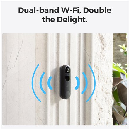 Reolink DB2K03B Smart 2K+ Wi-Fi Video Doorbell with Chime , Reolink