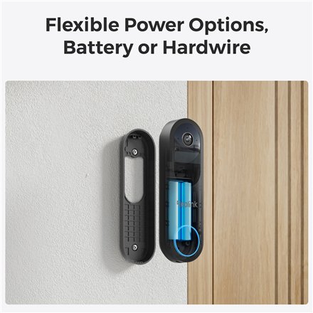 Reolink DB2K03B Smart 2K+ Wi-Fi Video Doorbell with Chime , Reolink