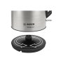 Bosch , Kettle , DesignLine TWK3P420 , Electric , 2400 W , 1.7 L , Stainless steel , 360° rotational base , Black/Stainless Steel