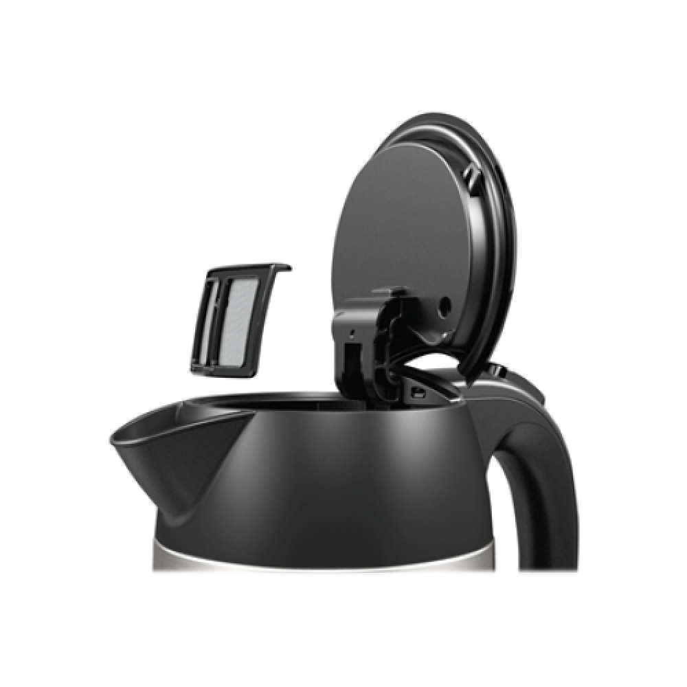 Bosch , Kettle , DesignLine TWK3P420 , Electric , 2400 W , 1.7 L , Stainless steel , 360° rotational base , Stainless steel/Black