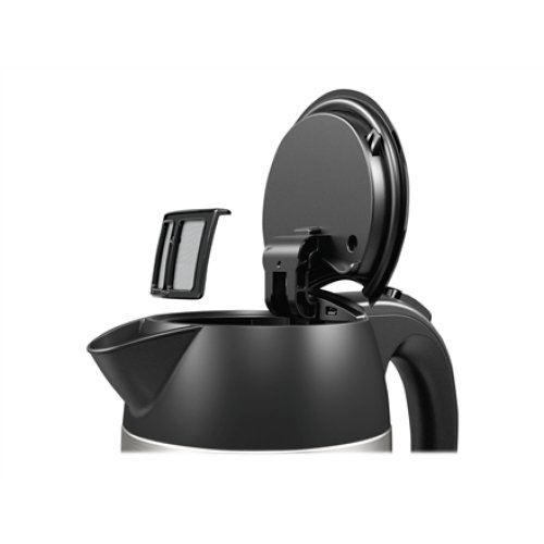Bosch , Kettle , DesignLine TWK3P420 , Electric , 2400 W , 1.7 L , Stainless steel , 360° rotational base , Black/Stainless Steel