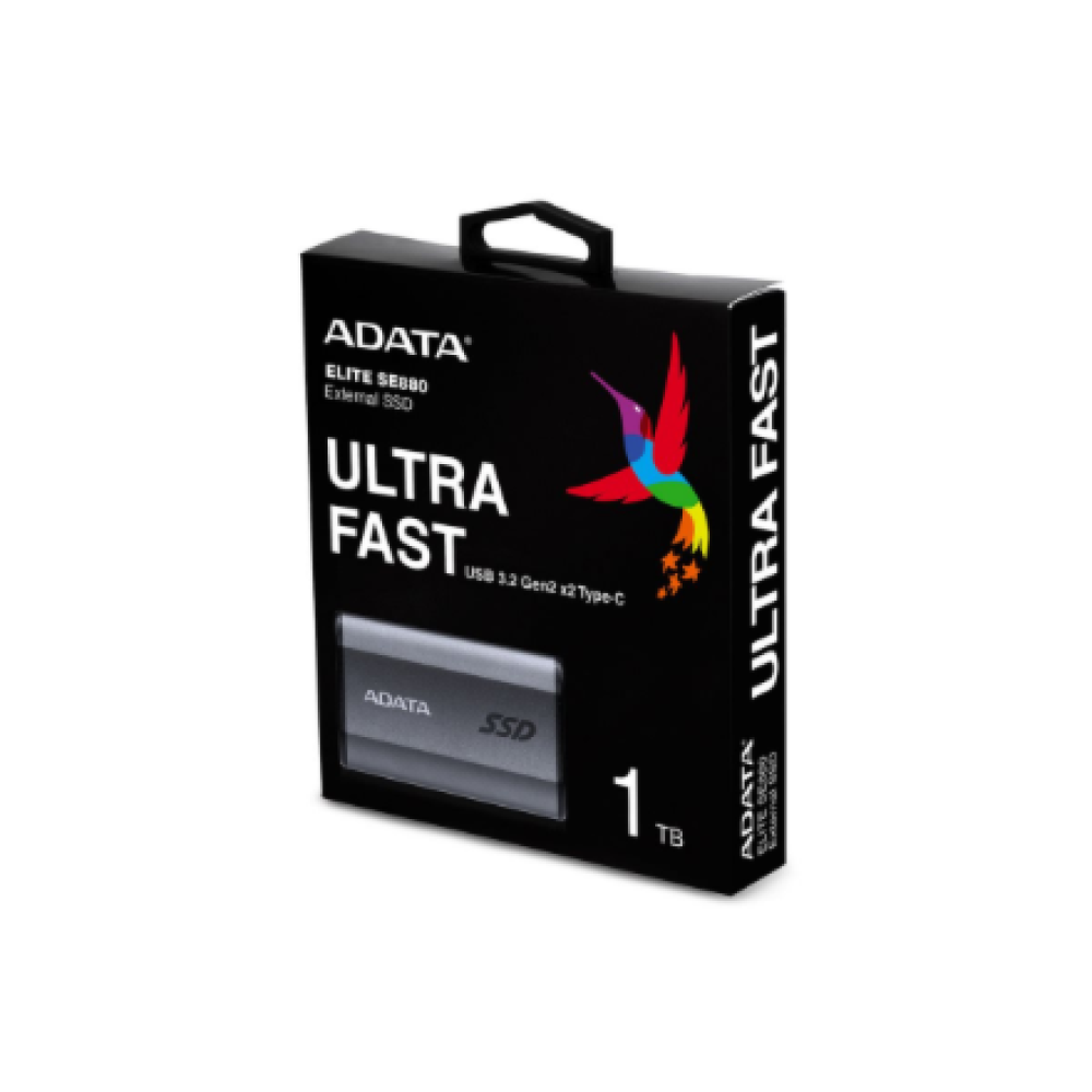 ADATA , External SSD , SE880 , 1000 GB , Solid-state drive interface USB 3.2 Gen 2