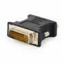 Gembird Adapter DVI-A male to VGA 15-pin HD (3 rows) female, black , Gembird