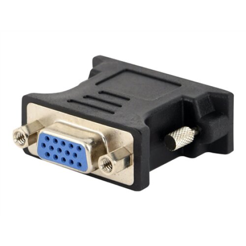 Gembird , Video adapter, DVI to 15 pin D-Sub (DB-15) , A-DVI-VGA-BK