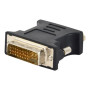 Gembird , Video adapter, DVI to 15 pin D-Sub (DB-15) , A-DVI-VGA-BK