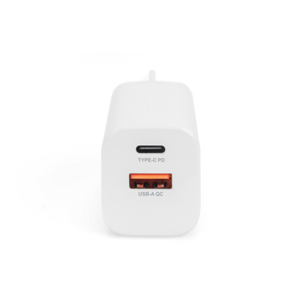 Digitus , USB Charger 1x USB-A/1x USB-C, 30W , DA-10062