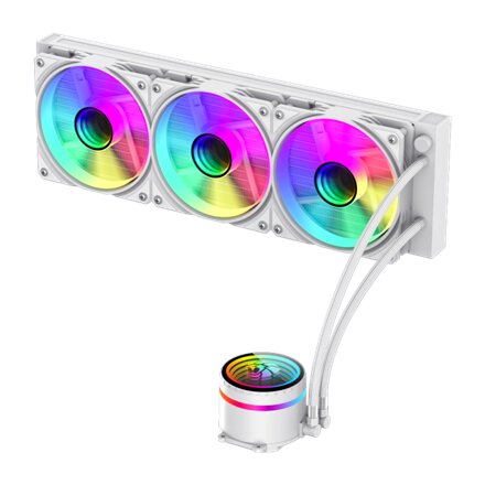 Gamemax CPU Liquid Cooler , ICEBURG 360 INFINITY WH , White